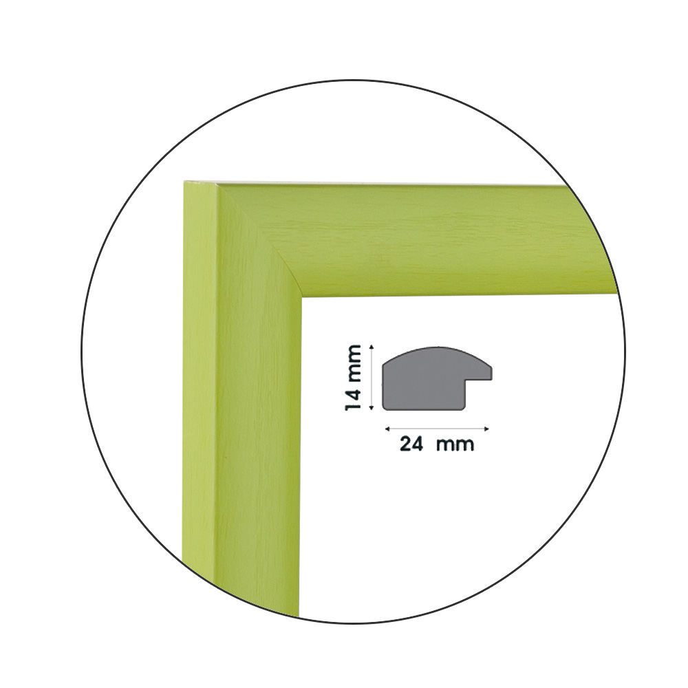 Ramă Verde Deschis | 2,2 cm